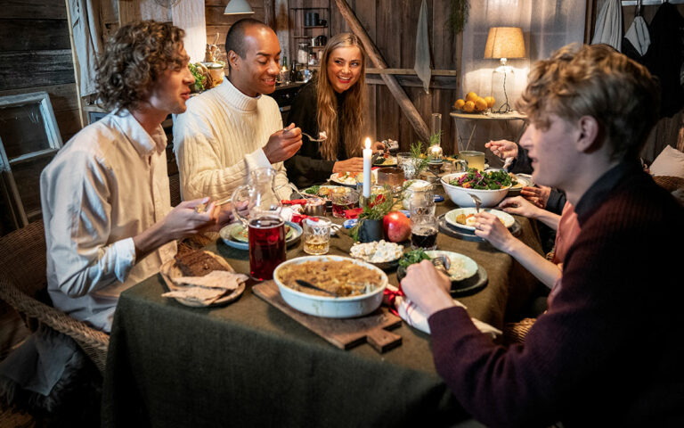 Abba julbord gemenskap