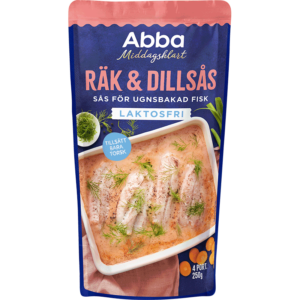 Laktosfri Räk & Dillsås för ugnsbakad fisk